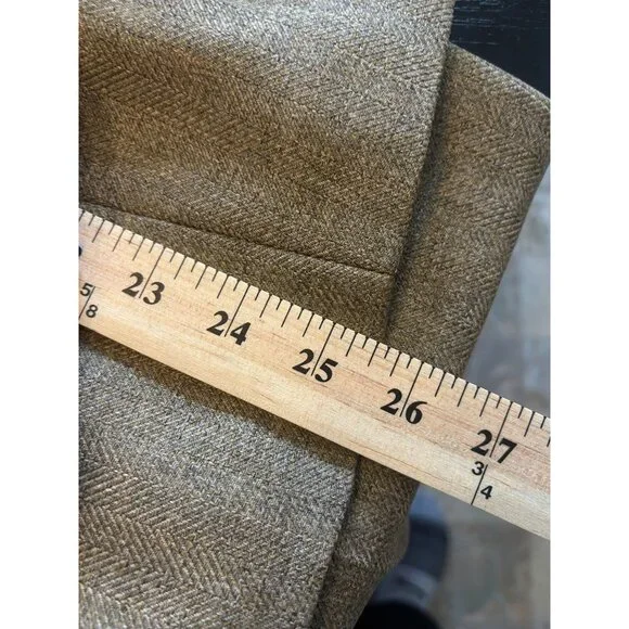 Le Suit Taupe Pant Suit Set Leopard Scarf Womens Size 14 Lush Valley 2 Piece NWT - Picture 7 of 16